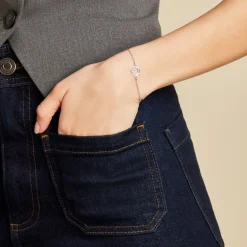 Best Histoire d'Or Bracelet Cuore Argent Blanc