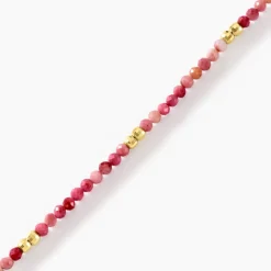 Best Histoire d'Or Bracelet Cyclades Argent Jaune Rhodonite argent jaune rhodonite rose
