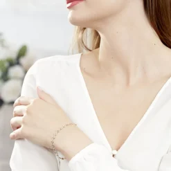 New Histoire d'Or Bracelet Dami Maille Grain De Café or tricolore