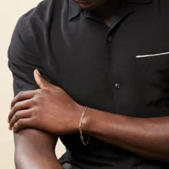 Histoire d'Or Bracelet Danae Plaquette Or Bicolore* Bracelets|Bracelets Maille