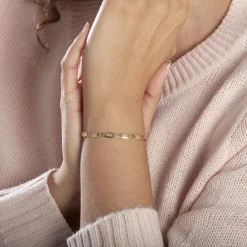 Discount Histoire d'Or Bracelet Danae Plaquette Or Jaune