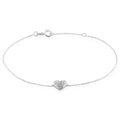 Online Histoire d'Or Bracelet Dann Or Blanc Oxyde De Zirconium