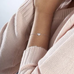 Online Histoire d'Or Bracelet Dann Or Blanc Oxyde De Zirconium