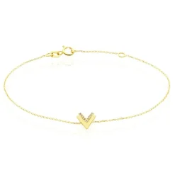 Hot Histoire d'Or Bracelet Dao Or Jaune Oxyde De Zirconium