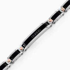 Histoire d'Or Bracelet Dax Acier Tricolore Oxyde De Zirconium* Bracelets|Bracelets Fantaisie