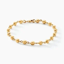 Online Histoire d'Or Bracelet Diona Diona Maille Boule Or Jaune