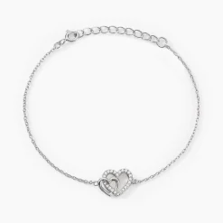 Hot Histoire d'Or Bracelet Donatiane De Zirconium argent blanc oxyde