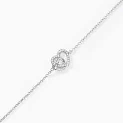 Hot Histoire d'Or Bracelet Donatiane De Zirconium argent blanc oxyde