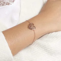 Hot Histoire d'Or Bracelet Douglas Argent Rose Oxyde De Zirconium