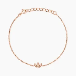 Histoire d'Or Bracelet Duchesse Argent Rose Oxyde De Zirconium* Bracelets|Bracelets Fantaisie