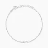 Online Histoire d'Or Bracelet Eclat d'Aurore Argent Blanc Oxyde De Zirconium