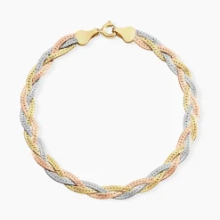 Hot Histoire d'Or Bracelet Elae argent tricolore
