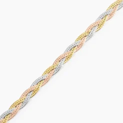 Hot Histoire d'Or Bracelet Elae argent tricolore