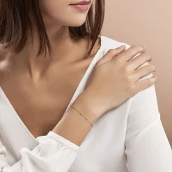 Clearance Histoire d'Or Bracelet Elea Argent Blanc