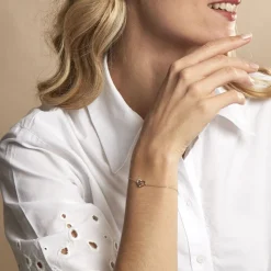 Histoire d'Or Bracelet Eliana Or Jaune Améthyste Oxyde De Zirconium* Bracelets