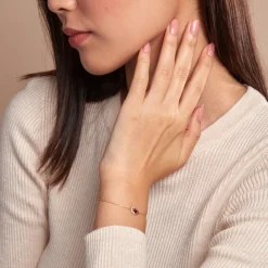 Histoire d'Or Bracelet Eliana Or Jaune Rhodolite Oxyde De Zirconium* Bracelets