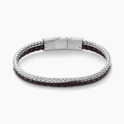 Outlet Histoire d'Or Bracelet Elio Acier Blanc