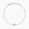 New Histoire d'Or Bracelet Elodia Argent Blanc