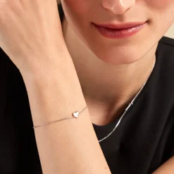 New Histoire d'Or Bracelet Elodia Argent Blanc