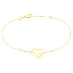 Outlet Histoire d'Or Bracelet Eri Or Jaune Perle De Culture