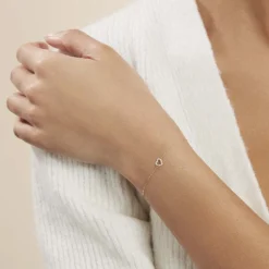 Clearance Histoire d'Or Bracelet Eufemia Or Jaune Oxyde De Zirconium