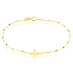 Clearance Histoire d'Or Bracelet Evelina Maille Boule Or Jaune