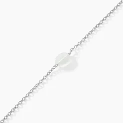 Histoire d'Or Bracelet Evren Argent Blanc Pierre De Synthese* Bracelets|Bracelets Fantaisie