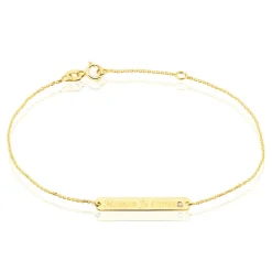 Histoire d'Or Bracelet Fania Message Or Jaune Oxyde De Zirconium* Bracelets|Gourmettes