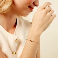 Discount Histoire d'Or Bracelet Fino Acier Jaune
