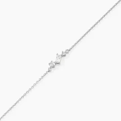 New Histoire d'Or Bracelet Galla Argent Blanc Oxyde De Zirconium