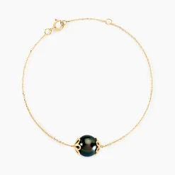 Online Histoire d'Or Bracelet Giunone Or Jaune Perle De Tahiti