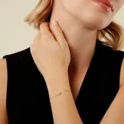 Outlet Histoire d'Or Bracelet Glendower Or Jaune Diamant Synthétique