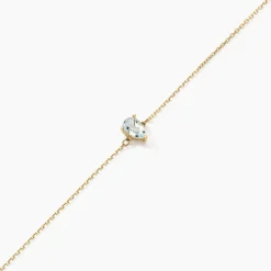 Outlet Histoire d'Or Bracelet Goutte Or Jaune Topaze or jaune topaze bleu