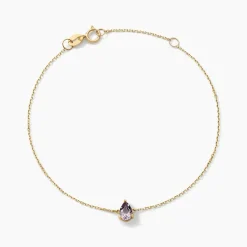 Histoire d'Or Bracelet Goutte Or Jaune Améthyste* Bracelets