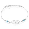 Histoire d'Or Bracelet Grethel Argent Blanc Turquoise* Bracelets|Bracelets Fantaisie