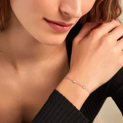 Sale Histoire d'Or Bracelet Gypsie Argent Blanc Oxyde De Zirconium