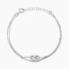 Histoire d'Or Bracelet Hadya Argent Blanc Oxyde De Zirconium