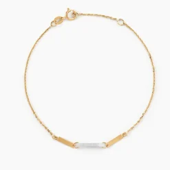 New Histoire d'Or Bracelet Halcyone Or Jaune Nacre or jaune nacre blanche