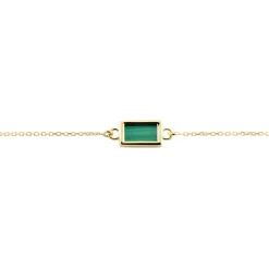 Hot Histoire d'Or Bracelet Hallie Or Jaune Malachite or jaune malachite vert