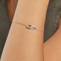 Outlet Histoire d'Or Bracelet Harmony Argent Blanc