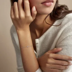 Online Histoire d'Or Bracelet Haïvy Argent Blanc Oxyde De Zirconium