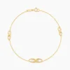 Online Histoire d'Or Bracelet Hirsh Or Jaune
