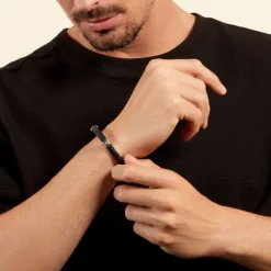 Hot JOURDAN Bracelet Hyba Or Acier Bicolore