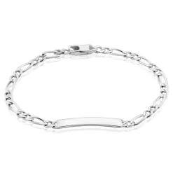 Histoire d'Or Bracelet Identité Argent Blanc Vila* Bijoux Personnalisés|Bracelets