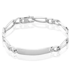 New Histoire d'Or Bracelet Identité Argent Blanc Vila