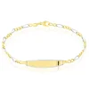 Histoire d'Or Bracelet Identité Bartolomee Maille Alternee 1/3 Or Bicolore* Bracelets|Gourmettes