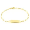 Discount Histoire d'Or Bracelet Identité Bartolomee Maille Alternee 1/1 Or Jaune