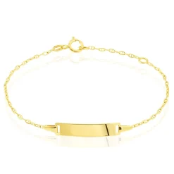 Histoire d'Or Bracelet Identité Esta Maille Forçat Or Jaune* Bijoux Personnalisés|Bracelets