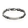 Histoire d'Or Bracelet Identité Esteban Acier Gris* Bijoux Personnalisés|Bracelets