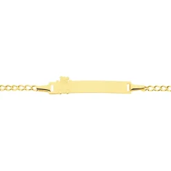 Discount Histoire d'Or Bracelet Identité Etheline Maille Gourmette Or Jaune